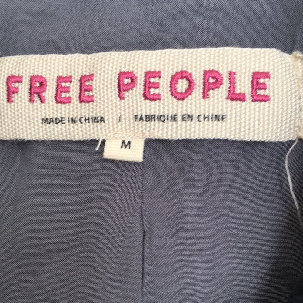 Free People Soft Slate Blue Women's Jacket